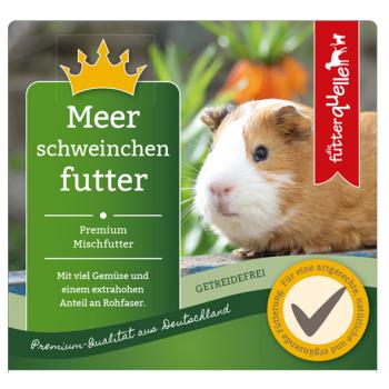 Meerschweinchenfutter-Etikett